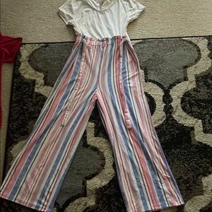 Kid Sized Elegant Black Wide Leg Jumpsuit with Flowing Silhouette (16)